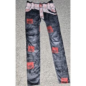 VTG VANS Stretch Jegging Leggings Womens Skateboard Skater See Measurements